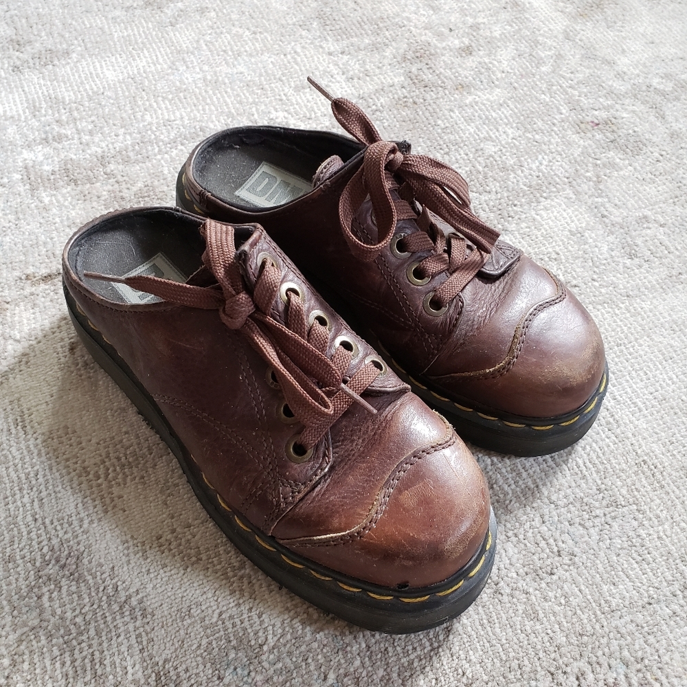 Cute Dr Martens slide-on platforms